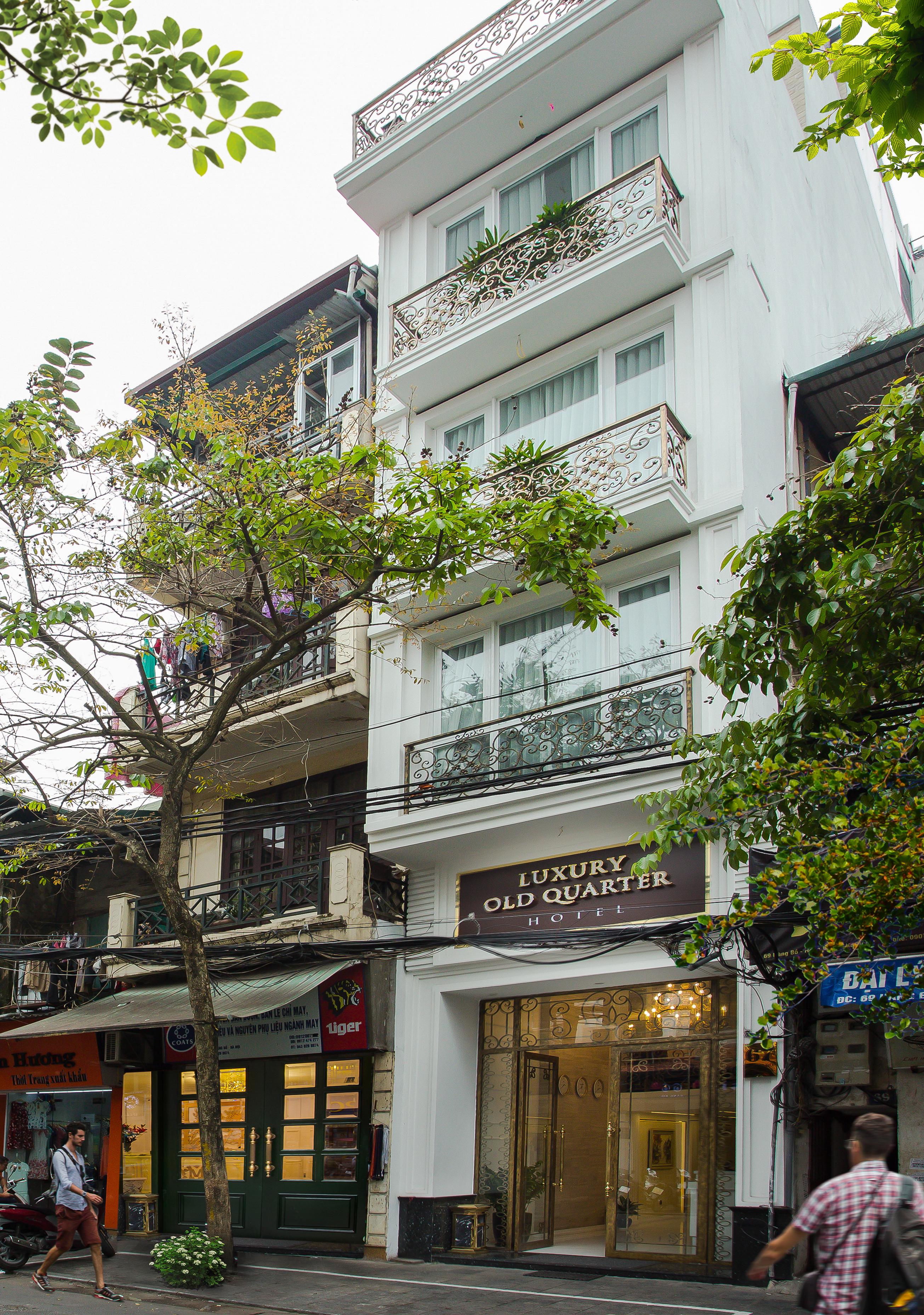 Luxury Old Quarter Hotel & Gym Hanoi Exterior foto