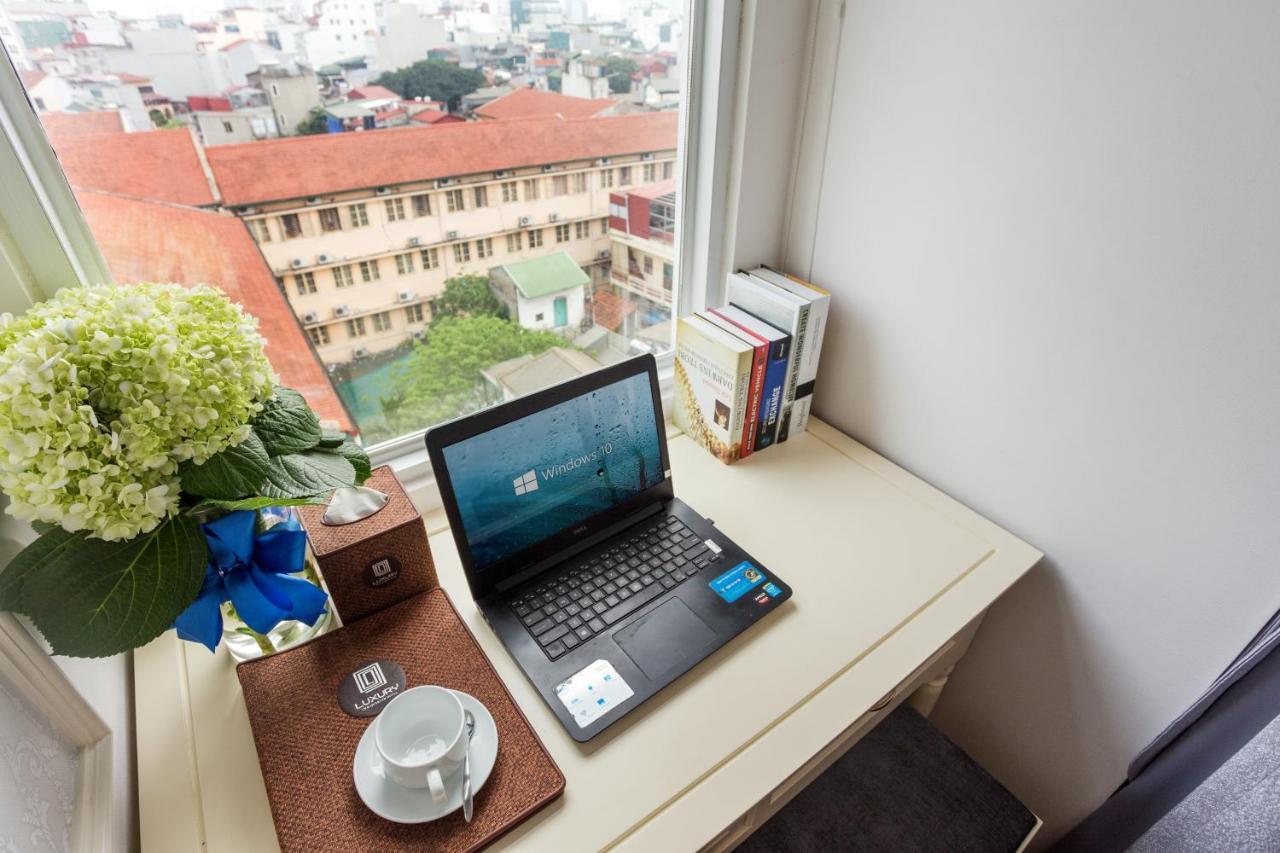 Luxury Old Quarter Hotel & Gym Hanoi Exterior foto